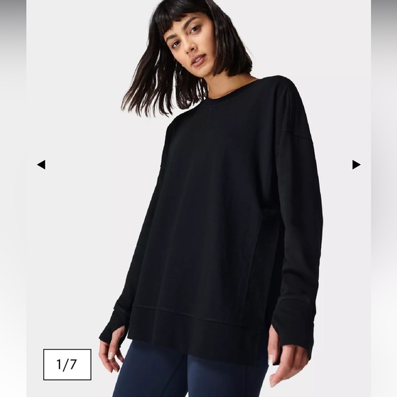 Sweaty Betty Tops - Sweaty Betty After Class Split Sweatshirt Size XXS / 2 #91‎